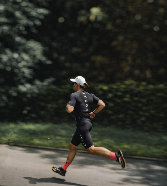 Running at the Zurich triathlon